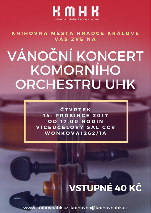 Vánoční koncert Komorního orchestru UHK