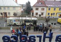 Křest autobusu 1. března 2016