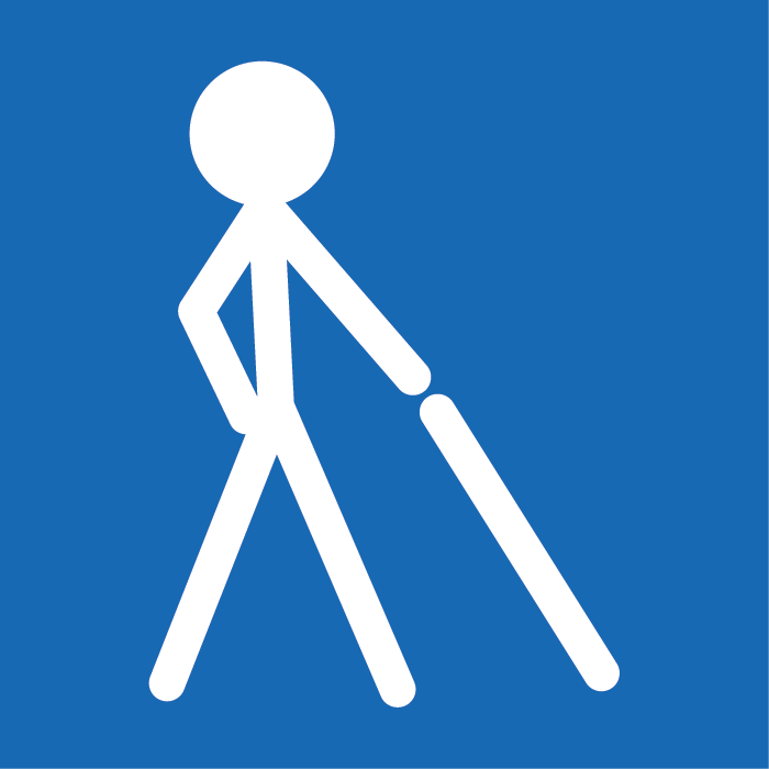 Logo pro handicap - nevidomý