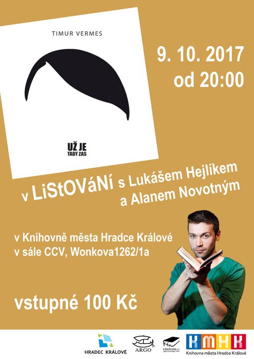 Listování: Lukáš Hejlík - Už je tady zas (Timur Vermes)