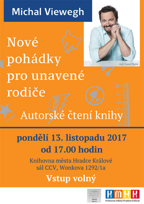 Autorské čtení knihy Michala Viewegha Nové pohádky pro unavené rodiče