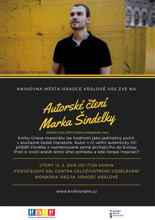 Autorské čtení Marka Šindelky