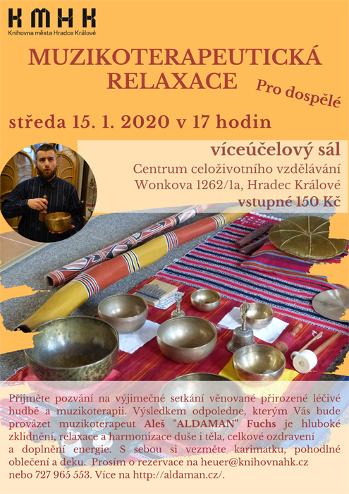 Muzikoterapeutická relaxace pro dospělé