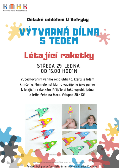 Výtvarná dílna - Létající raketky