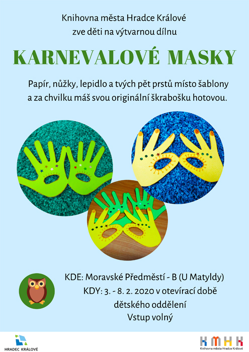 Výtvarná dílna - Karnevalové masky