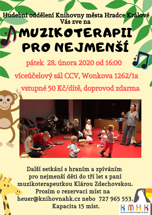 Muzikoterapie pro nejmenší - kapacita naplněna