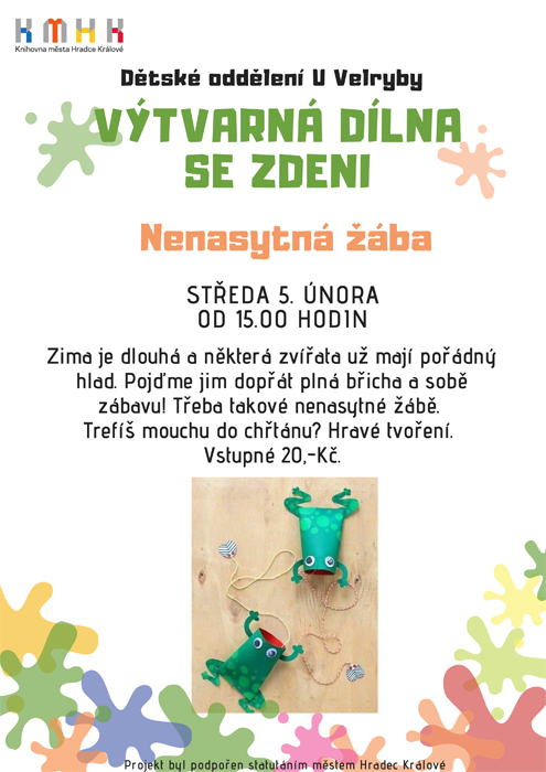 Výtvarná dílna - Nenasytná žába