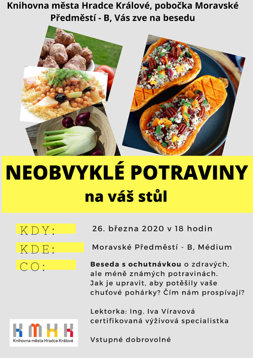 Neobvyklé potraviny na váš stůl - zrušeno