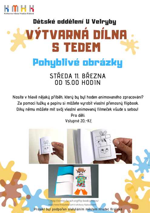 Výtvarná dílna - Pohyblivé obrázky - zrušeno