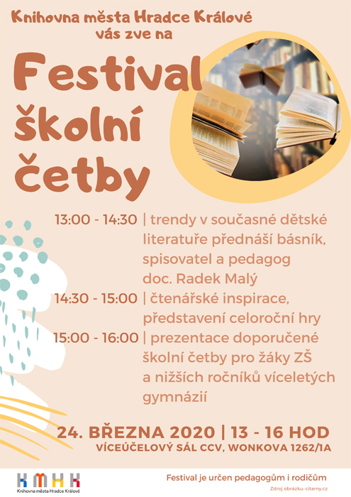 Festival školní četby - zrušeno