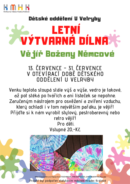 Výtvarná dílna - Vějíř Boženy Němcové