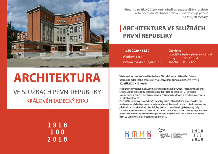 Architektura ve službách první republiky - Královéhradecký kraj