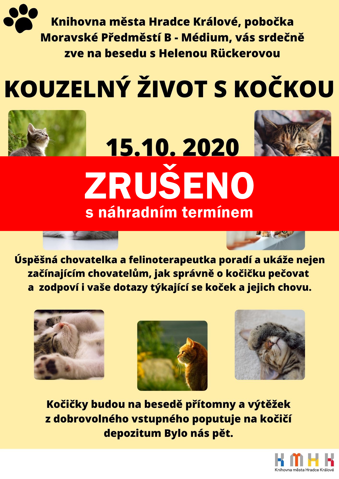 ZRUŠENO - Kouzelný život s kočkou