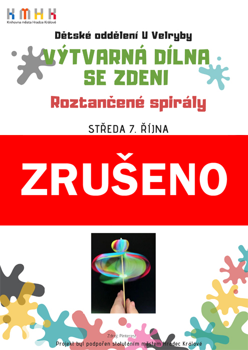 ZRUŠENO - Výtvarná dílna - Roztančené spirály