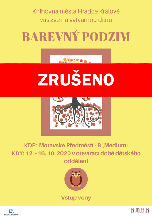 ZRUŠENO - Výtvarná dílna - Barevný podzim