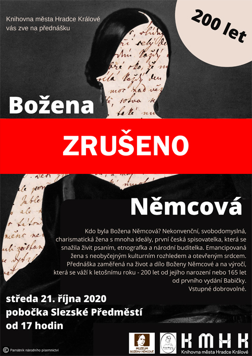 ZRUŠENO - Božena Němcová