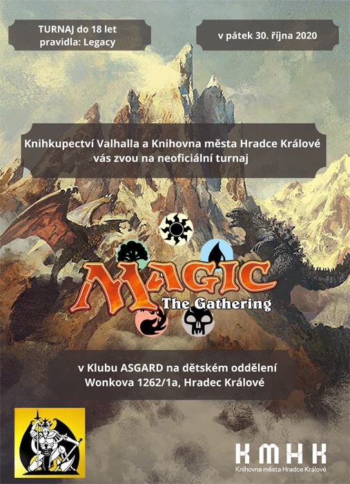 Turnaj Magic the Gathering - přesunuto do online prostředí!