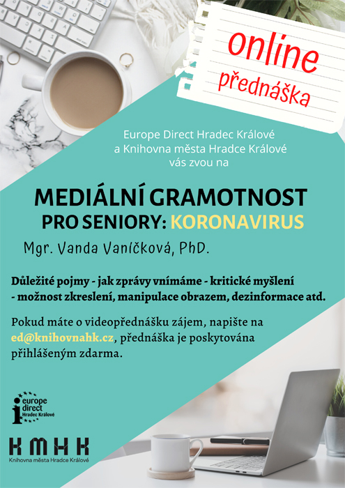 Mediální gramotnost pro seniory: Koronavirus - online přednáška