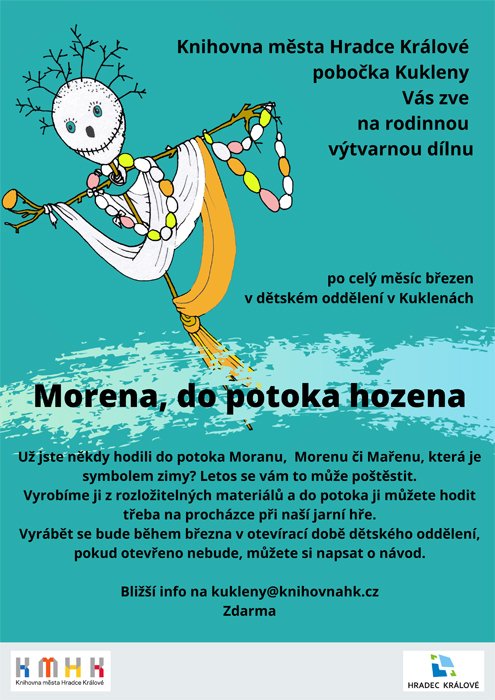 Rodinná výtvarná dílna - Morena, do potoka hozena