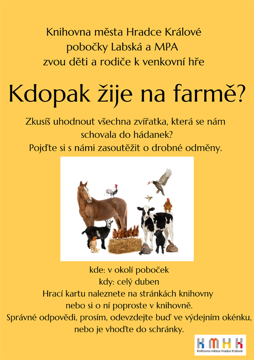 Městská hra - Kdopak žije na farmě?