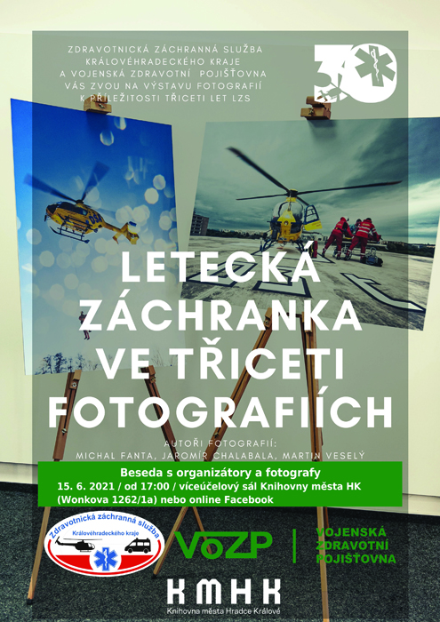 ZRUŠENO - Beseda k výstavě Letecká záchranka ve třiceti fotografiích