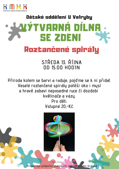 Výtvarná dílna - Roztančené spirály