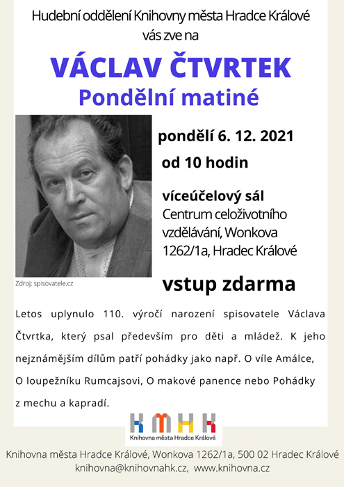 Pondělní matiné - Václav Čtvrtek