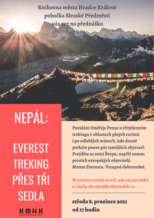 Nepál - Everest treking přes tři sedla