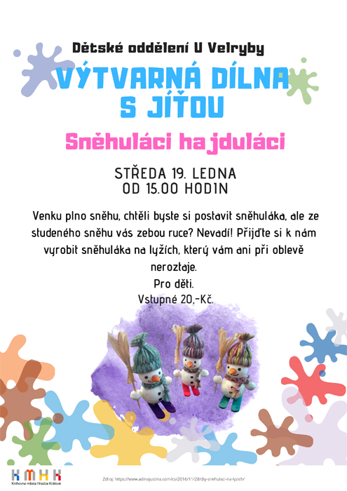 Výtvarná dílna - Sněhuláci hajduláci