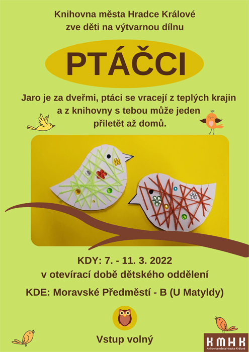 Výtvarná dílna - Ptáčci