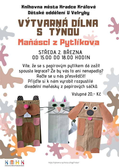 Výtvarná dílna - Maňásci z Pytlíkova