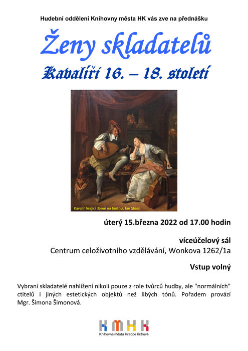 Ženy skladatelů - Kavalíři 16.–18. století
