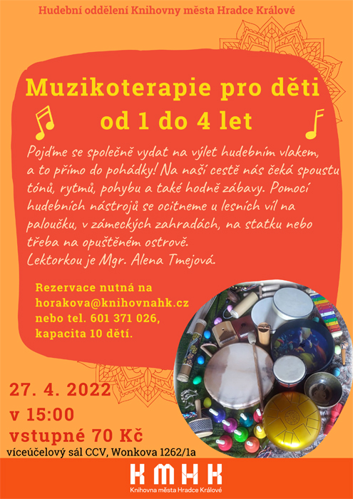 Kapacita naplněna - Muzikoterapie pro děti od 1 do 4 let