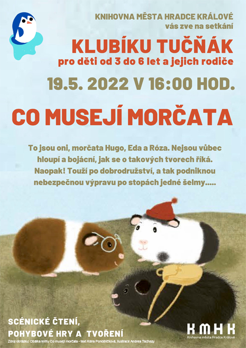 Klubík Tučňák - Co musejí morčata