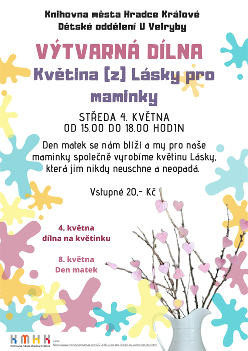 Výtvarná dílna - Květina (z) Lásky pro maminky