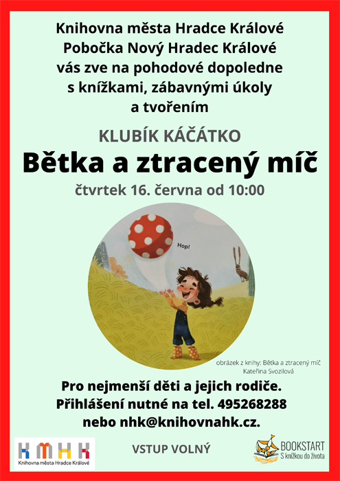 Klubík Káčátko - Bětka a ztracený míč