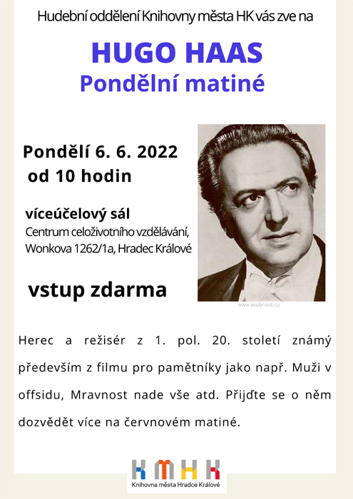 Pondělní matiné - Hugo Haas