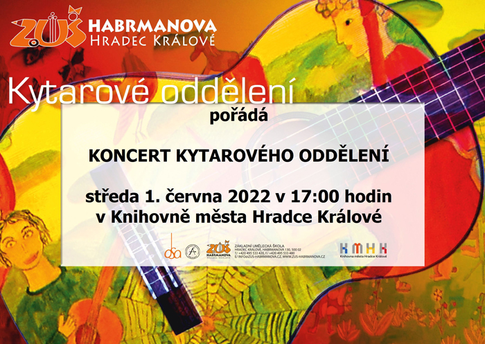 Koncert kytarového orchestru ZUŠ Habrmannova