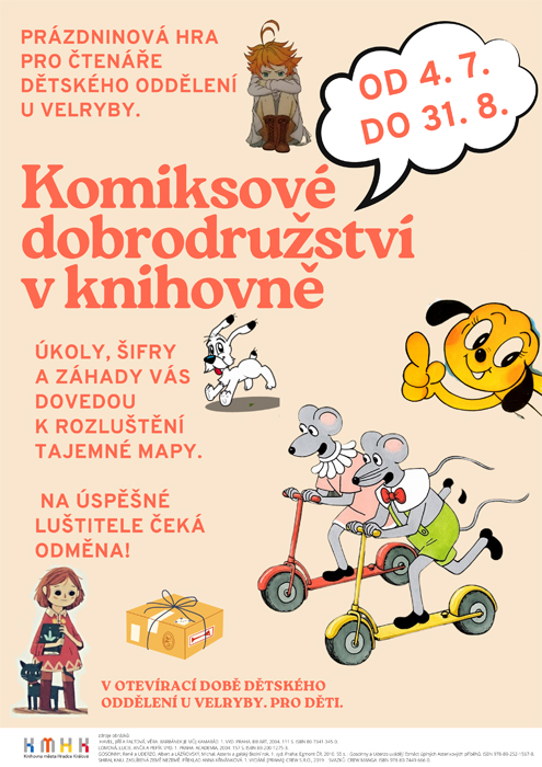 Komiksové dobrodružství v knihovně