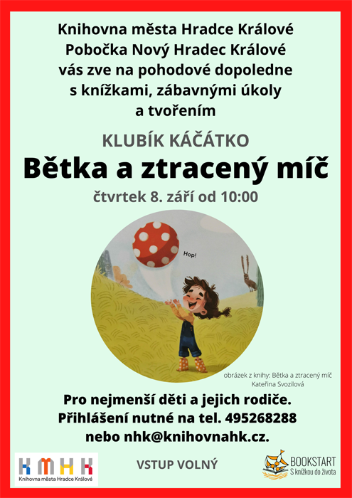 Klubík Káčátko - Bětka a ztracený míč