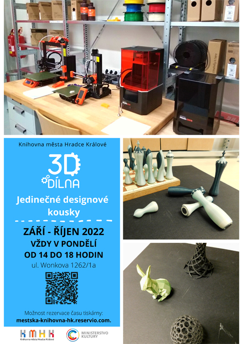 Jedinečné designové kousky v 3D dílně