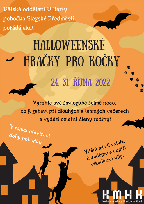 Halloweenské hračky pro kočky