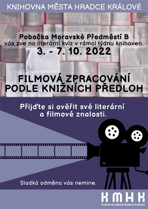 Literární kvíz – Filmová zpracování podle knižních předloh