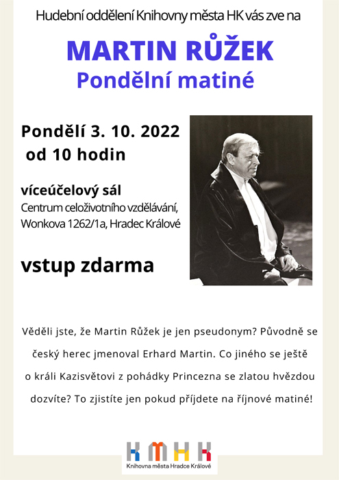Pondělní matiné - Martin Růžek