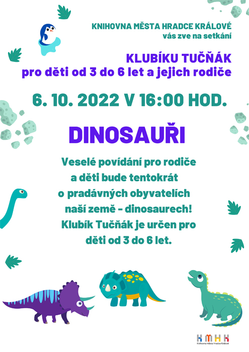 Klubík Tučňák – Dinosauři