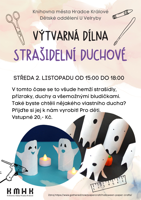 Výtvarná dílna – Strašidelní duchové