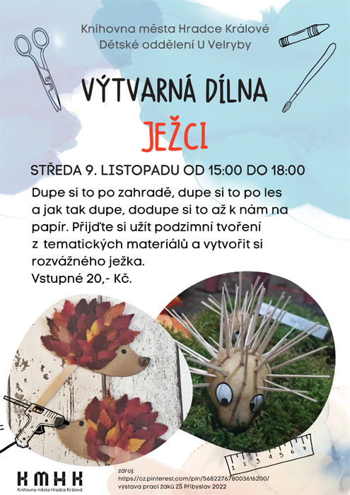 Výtvarná dílna – Ježci