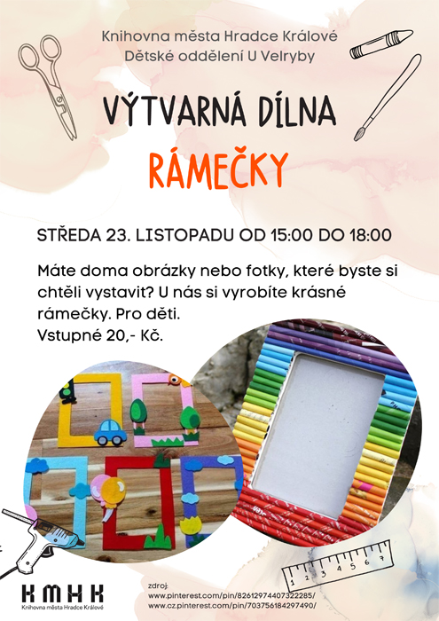 Výtvarná dílna – Rámečky