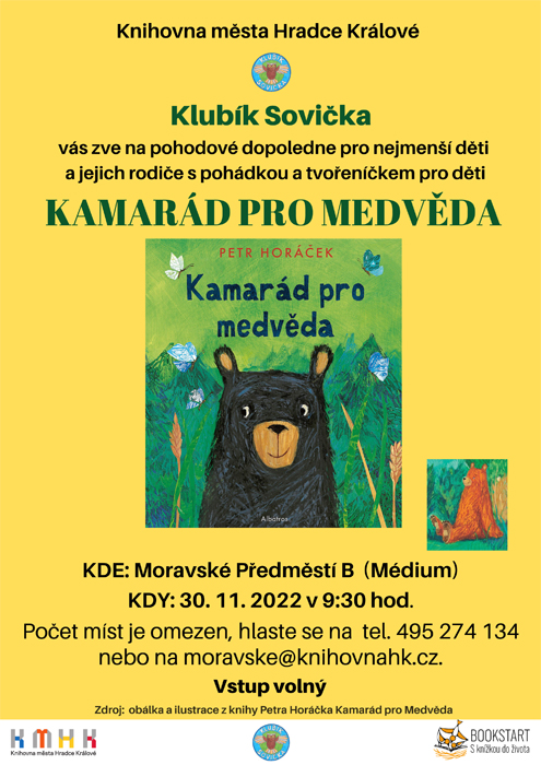 Klubík Sovička – Kamarád pro medvěda