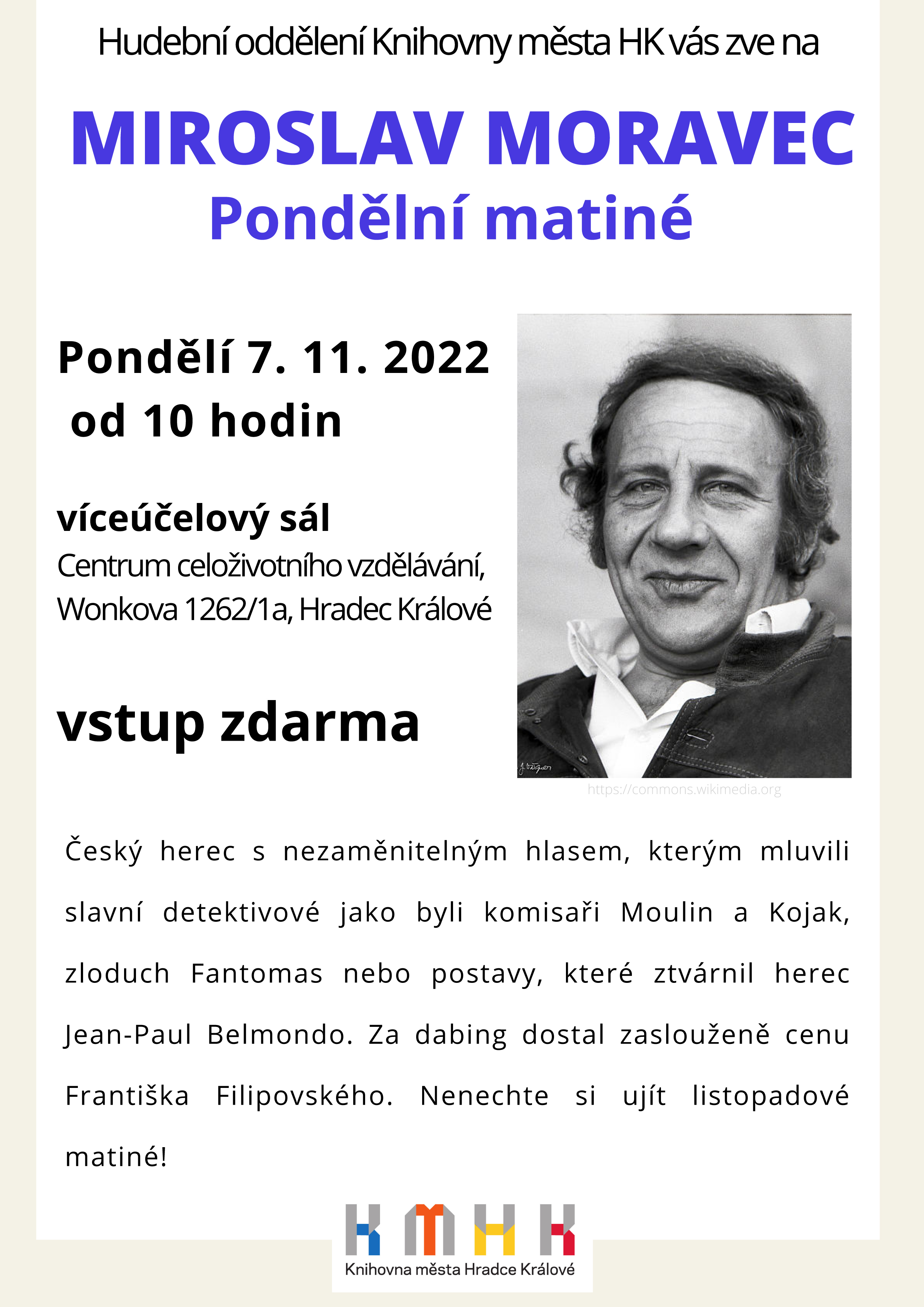 Pondělní matiné – Miroslav Moravec